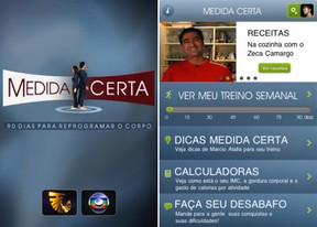 BELEZA - Aplicativos de dieta - Medida Certa (Foto: Reprodução)