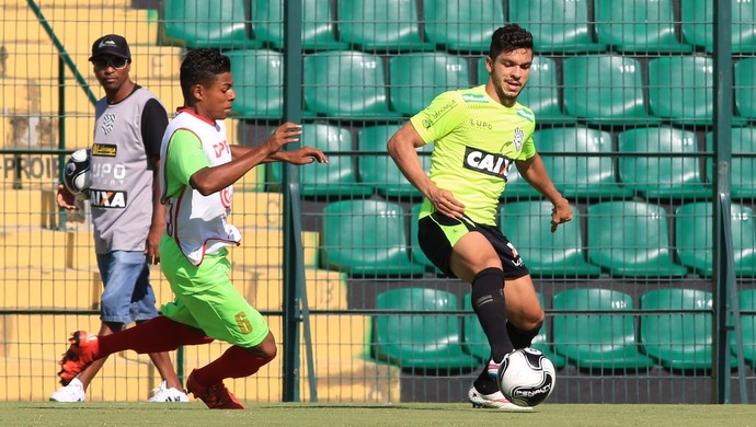 everton santos figueirense inter de lages jogo-treino  (Foto: Luiz Henrique / FFC)