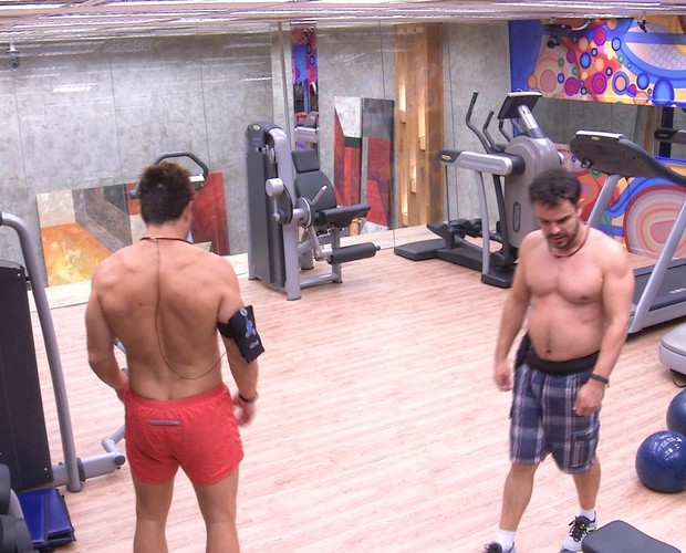 BBB às 11h36m do dia 27/03. (Foto: Big Brother Brasil) BBB às 11h36m do dia 27/03. (Foto: Big Brother Brasil)