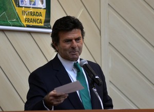 Ministro Luiz Fux Encontro Nacional pela paz no futebol (Foto: André Durão)