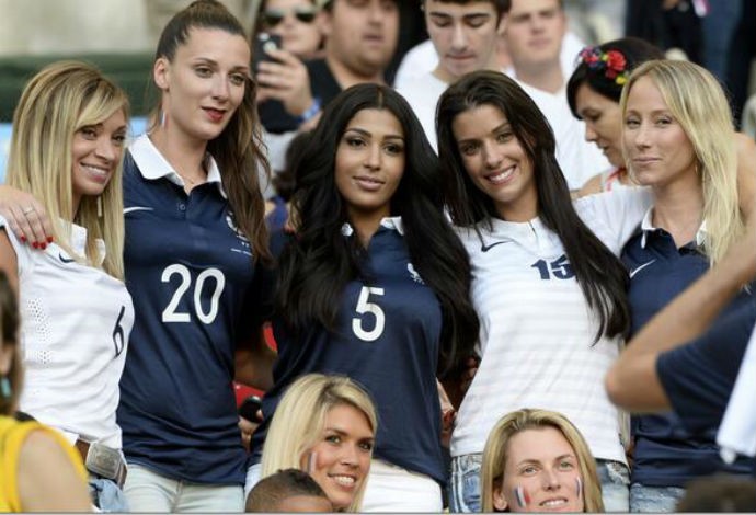 Mulheres e namoradas dos jogadores da seleção da França