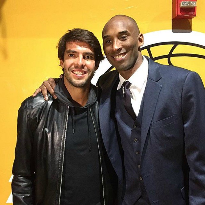 Kaká e Kobe Bryant