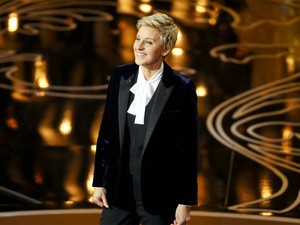 Ellen DeGeneres apresenta o Oscar 2014 (Foto: REUTERS/Lucy Nicholson)