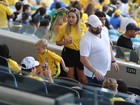 Filho de Neymar, Davi Lucca torce pelo pai no Maracanã, no Rio
