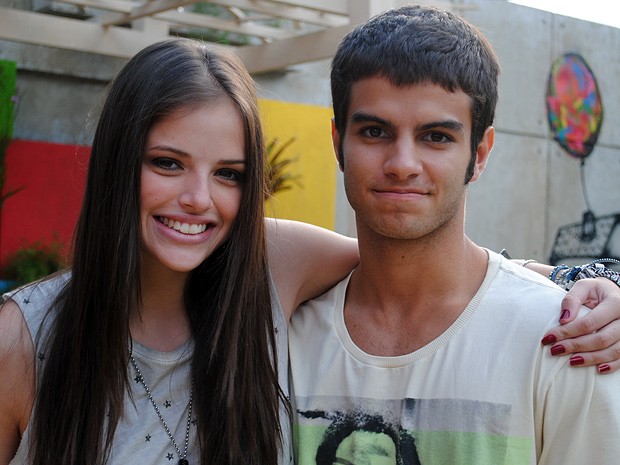 Agatha Moreira e Daniel Blanco: amizade dentro e fora da TV (Foto: Malhação  / TV Globo)