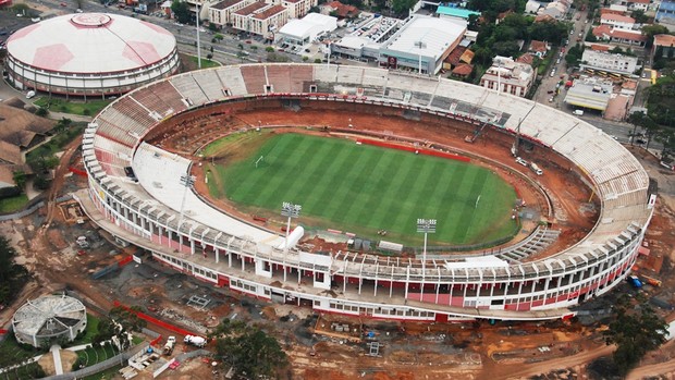 Estádio Beira-Rio em reforma (Foto: Diego Guichard / GLOBOESPORTE.COM)