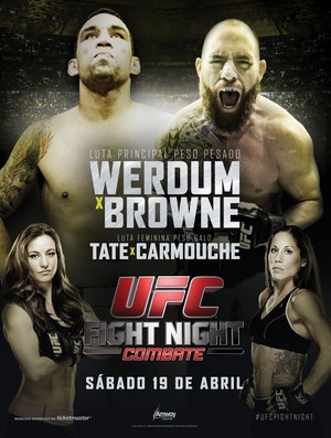 UFC - WERDUM x BROWNE (Foto: Divulgação UFC)