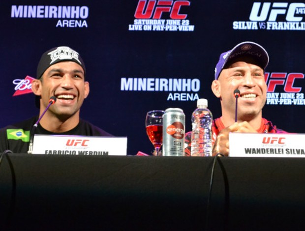 Fabrício Werdum wanderlei silva  belo horizonte ufc mma (Foto: Adriano Albuquerque/Globoesporte.com)