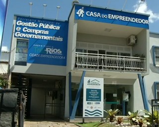 Casa do Empreendedor, que é uma parceria do Sebrae com a Prefeitura de Três Rios  (Foto: Reprodução RJTV 2ª Edição)