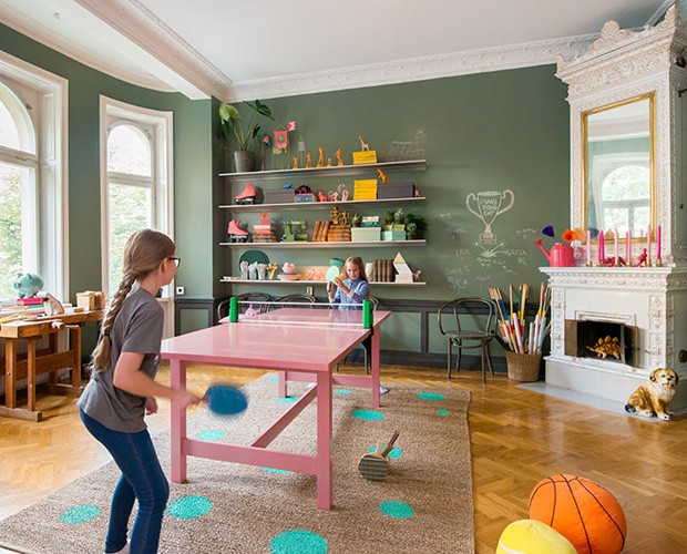 Apartamento é decorado para crianças brincarem (Foto: Dos Family/Divulgação)