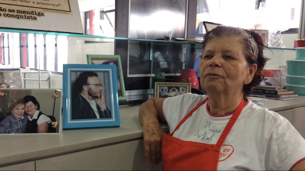 Dona Zeinha Feitosa, amiga de Marisa Letícia (Foto: Fernanda Cesaroni/G1)