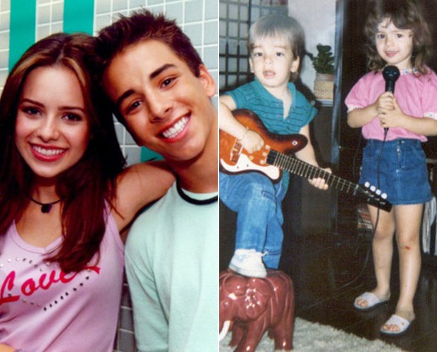 Sandy e Junior viveram eles mesmo no seriado que levava o nome deles (Foto: Arquivo / TV Globo)