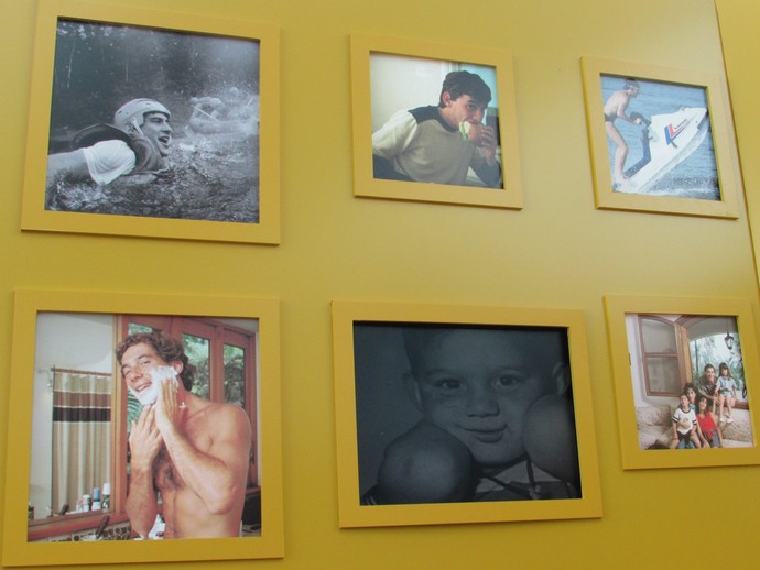 Imagens raras de Ayrton Senna na exposição "Senna Emotion" no Rio de Janeiro (Foto: Felipe Siqueira)
