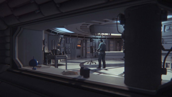 Finalmente, a série Aliens tem um jogo com visual caprichado (Foto: Divulgação)
