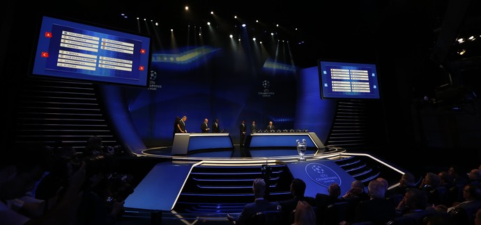 Sorteio Liga dos Campeões da Uefa (Foto: Getty Images)