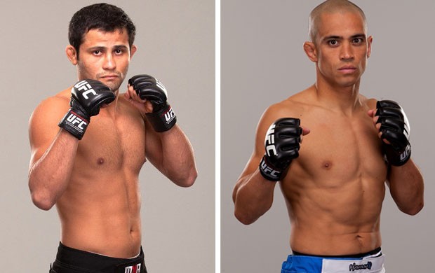 Montagem UFC  Jussier Formiga x Chris Cariaso (Foto: Agência Getty Images)