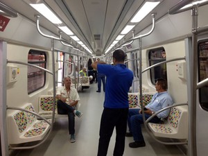 metrô_salvador_04 (Foto: Ruan Melo/G1) metrô_salvador_04 (Foto: Ruan Melo/G1)