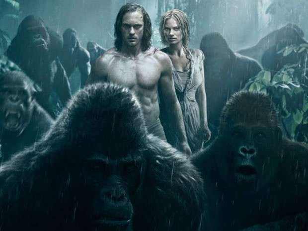 Alexander Skarsgård e Margot Robbie estrelam A Lenda de Tarzan (Foto: Divulgação)