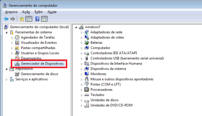 Acessando o gerenciador de dispositivos no Windows (Foto: Reprodução/Edivaldo Brito) (Foto: Acessando o gerenciador de dispositivos no Windows (Foto: Reprodução/Edivaldo Brito))