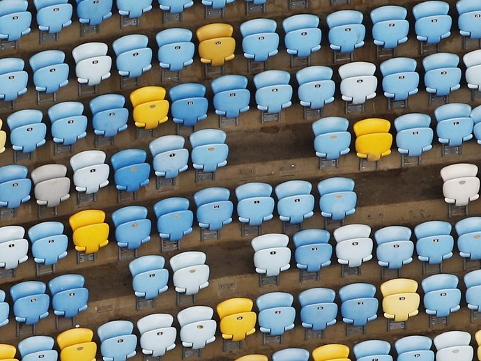 Maracanã cadeiras 12/01/2017 (Foto: Reuters) Maracanã cadeiras 12/01/2017 (Foto: Reuters)