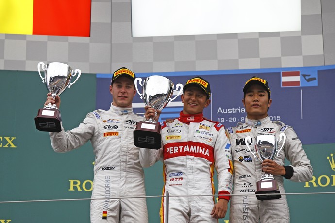 Haryanto emplacou sua segunda vitória na atual temporada da GP2 (Foto: Divulgação)