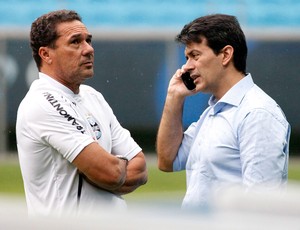 Vanderlei Luxemburgo e Rui Costa no treino do Grêmio (Foto: Wesley Santos/Agência PressDigital)