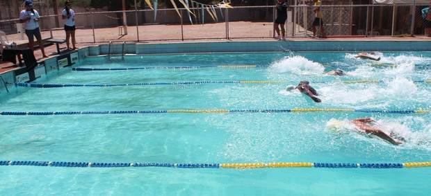 Seletiva piauiense para os Jogos da Juventude - natação (Foto: Aline Rodrigues)