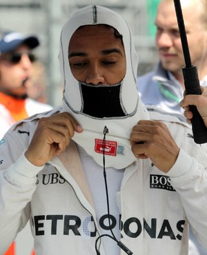 Lewis Hamilton no GP do México (Foto: Reuters)