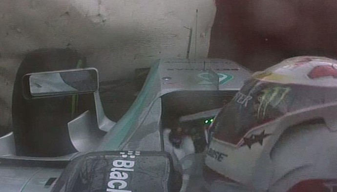 Lewis Hamilton bate no 2º treino livre para o GP do Canadá (Foto: Reprodução)