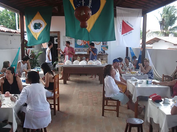 Hostel jeri Brasil, em Jericoacoara (Foto: Divulgação)