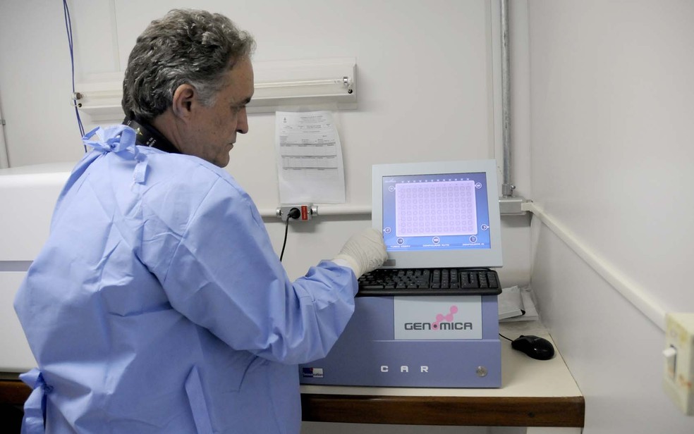 Aparelho que irá realizar o exame de HPV gratuito no DF (Foto: Secretária de Saúde/Divulgação)