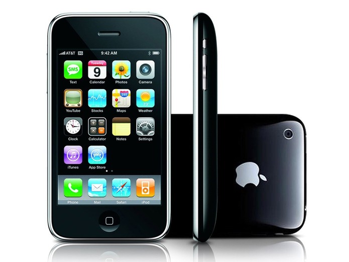 iPhone 3GS possui uma aparência arredondada e apenas câmera traseira (Foto: Divulgação/Apple)
