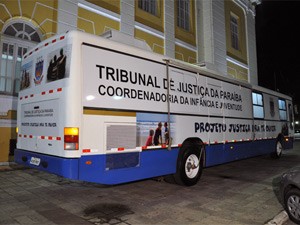 Ônibus percorrerá todas as Comarcas da Paraíba para ouvir crianças e adolescentes vítimas de abuso sexual (Foto: Divulgação/TJ-PB)