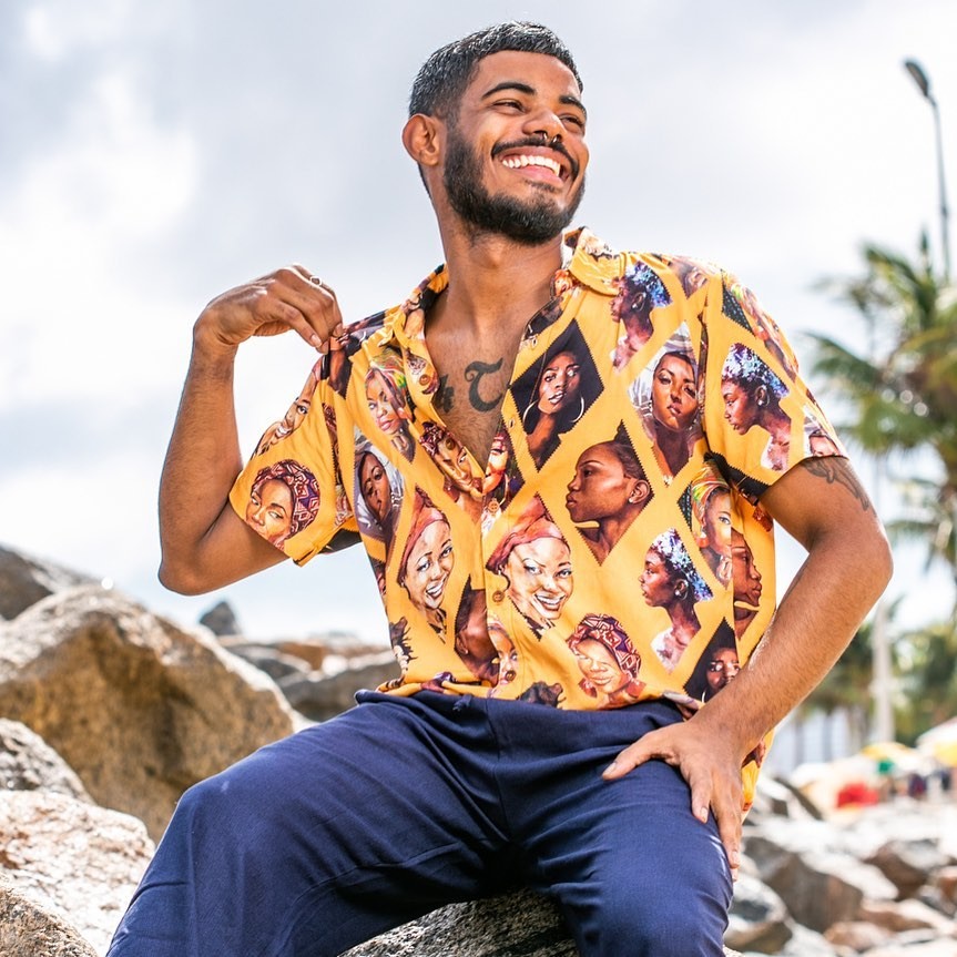 Camisa Negro Piche (Foto: Reprodução/Instagram) Camisa Negro Piche (Foto: Reprodução/Instagram)