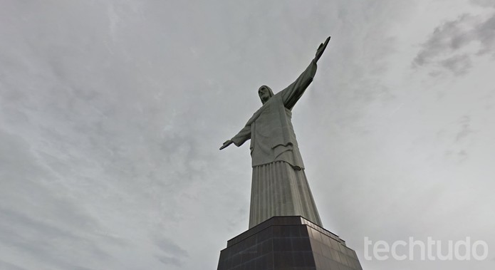Corcovado no Google Street View (Foto: Reprodução/Barbara Mannara) Corcovado no Google Street View (Foto: Reprodução/Barbara Mannara)