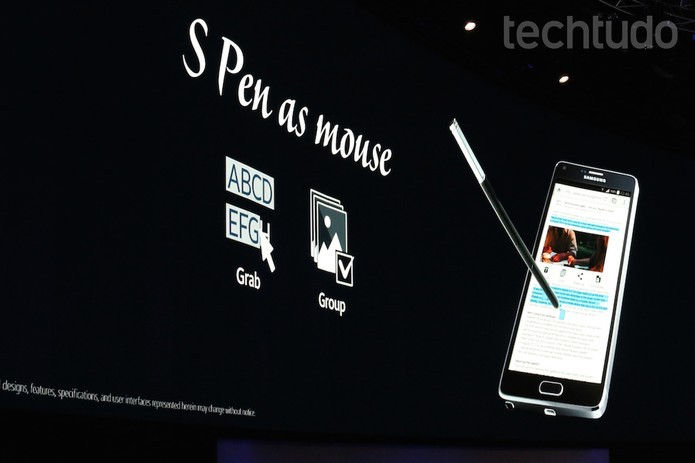 Nova S Pen é duaz vezes mais sensível que o modelo anterior (Foto: Fabricio Vitorino/TechTudo)