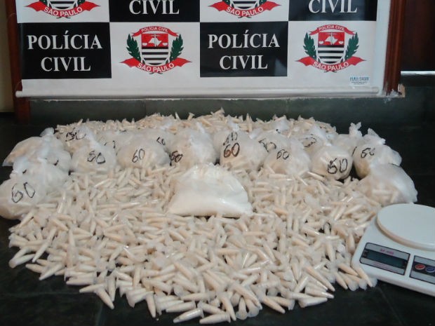 cocaína jacareí (Foto: Divulgação/Polícia Civil)