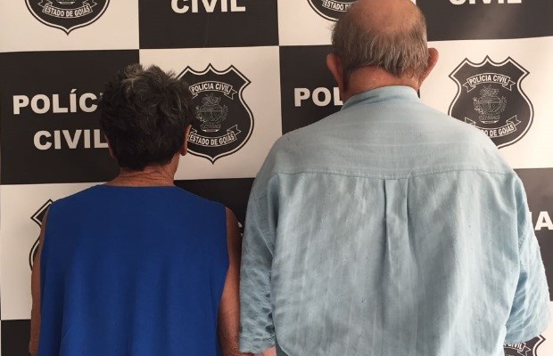 Casal de idosos é preso suspeito de abusar de neta e bisnetas em Goiás (Foto: Divulgação/Polícia Civil)