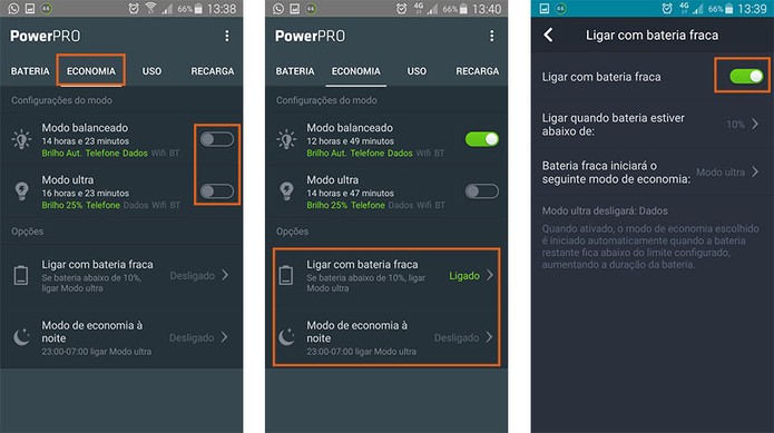 bateria-02 Como economizar a bateria do Android com o app PowerPro