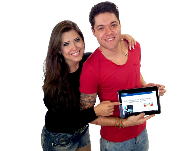 Andressa e Nasser Inscrições BBB14 (Foto: Leonardo Arromba / TV Globo)