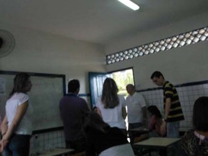 Candidatos acionaram a Polícia Federal para averiguar troca de provas (Foto: Robson Mariano)