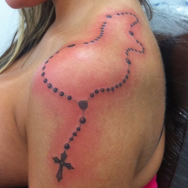 Andressa Urach posta foto de nova tatuagem (Foto: Instagram / Reprodução)