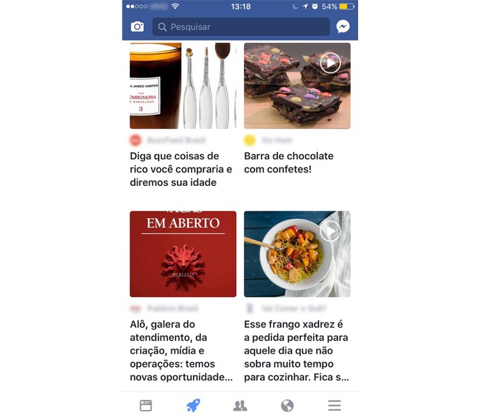 Facebook Foguete (Foto: Reprodução/Cláudia Samico)