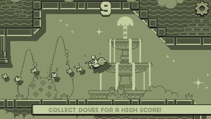 Simples e cativante, Endless Doves parece um jogo de Game Boy (Foto: Divulgação)