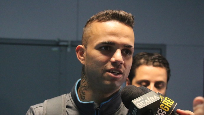 Luan, atacante do Grêmio (Foto: Eduardo Moura / GloboEsporte.com) Luan, atacante do Grêmio (Foto: Eduardo Moura / GloboEsporte.com)