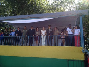 Desfile da Independência em Teresina (Foto: Gilcilene Araújo/G1)