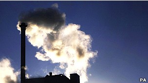 Gás carbônico é um dos principais agentes do aquecimento global (Foto: BBC)