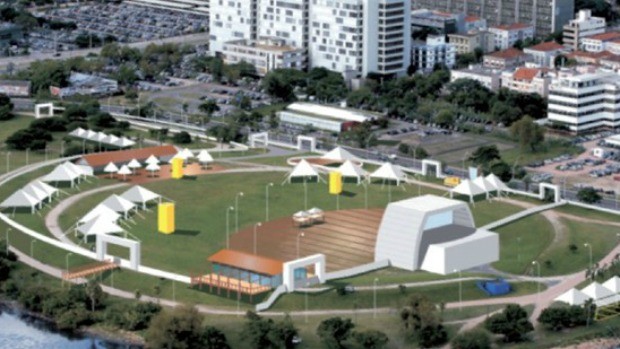 Mapa fan fest porto alegre anfiteatro por do sol (Foto: Divulgação/Prefeitura de Porto Alegre)