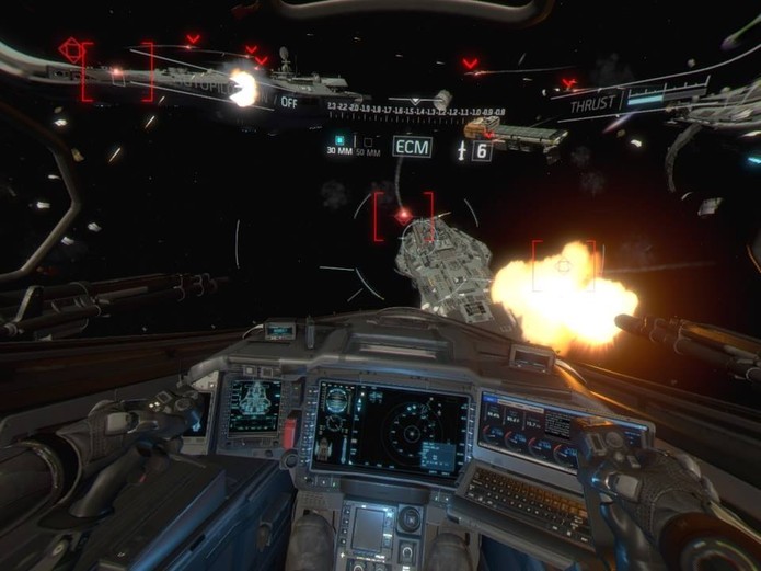 Jogamos COD Infinite Warfare Jackal Assault, game para PlayStation VR