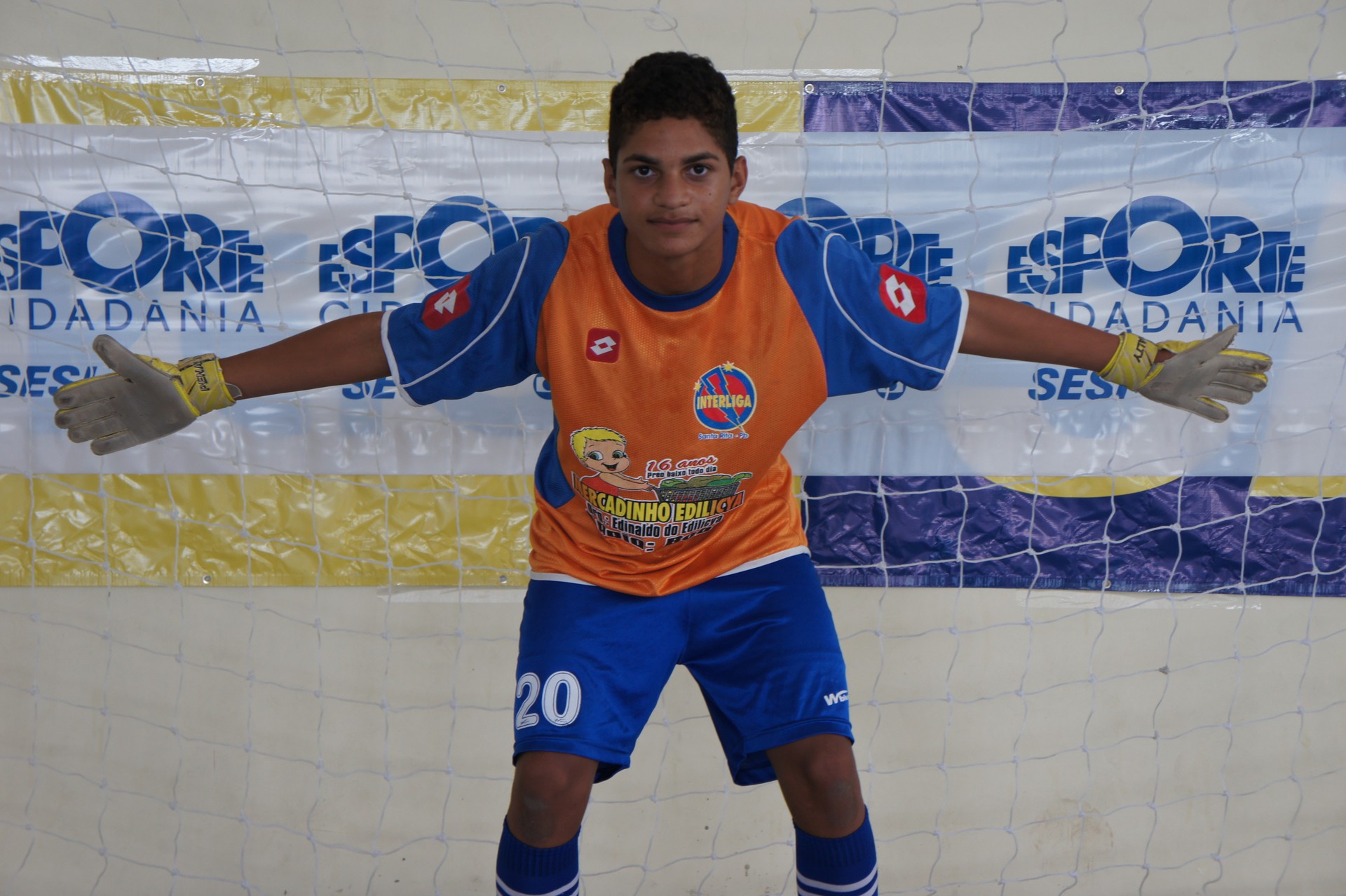Ginásio recebeu os torneios de futsal (Foto: Daniel Sousa/ TV Cabo Branco)